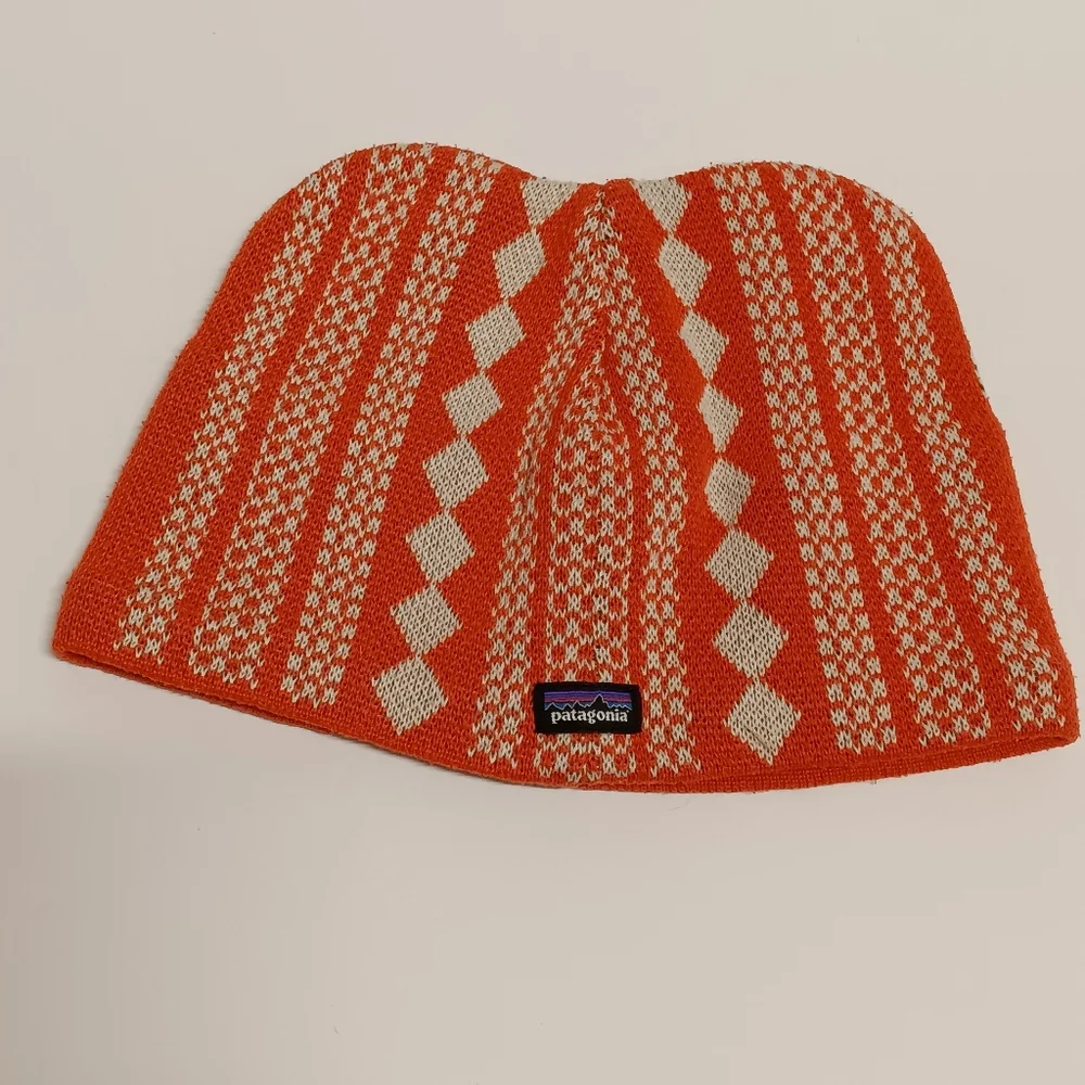 Patagonia Baby Animal Friends Beanie Fox Henna Brown 18-24 Months